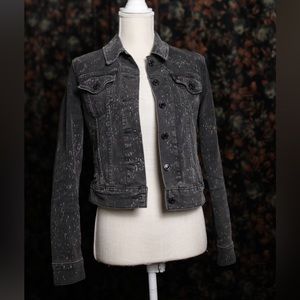 Levi’s Denim Black Acid Wash Denim Jacket